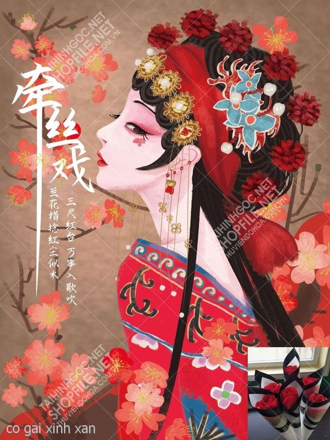 co gai xinh xan